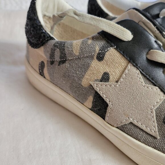 Vintage Havana Camo Sz 7.5 VH Est. 1954 Gail Multi Shoes Stars Sneaker low EUC - Picture 3 of 11